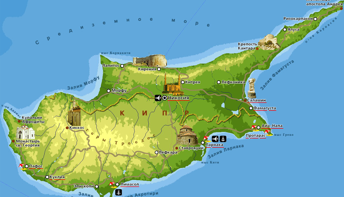 Туроператор отменил прямые вылеты из Перми на кипрский курорт Ларнака