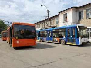 В Березниках начали курсировать
пермские троллейбусы