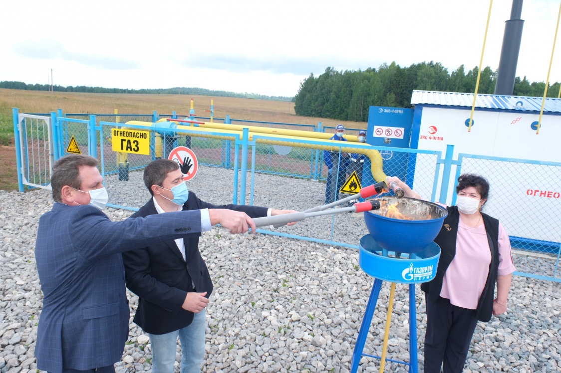 Дмитрий Махонин и Сергей Черезов запустили в эксплуатацию газопровод длиной 58 км<div><br></div>