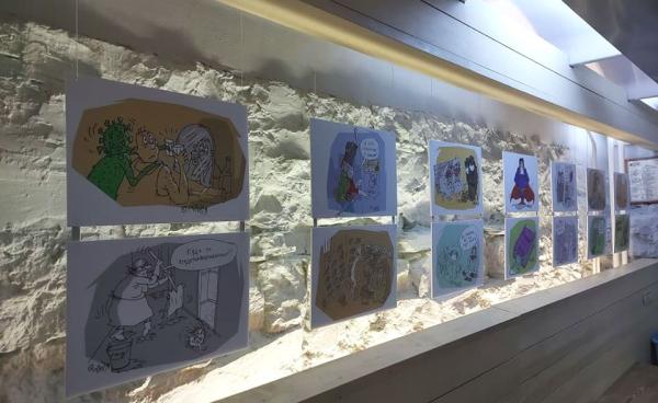 В Перми работает выставка карикатур о коронавирусе
