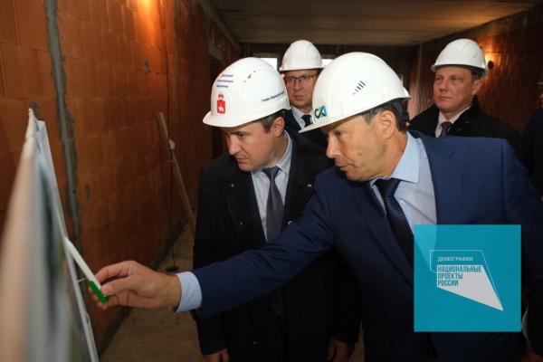 Дмитрий Махонин: «Строительство детского сада на Вышке-2 планируется завершить в ноябре»<div><br></div>