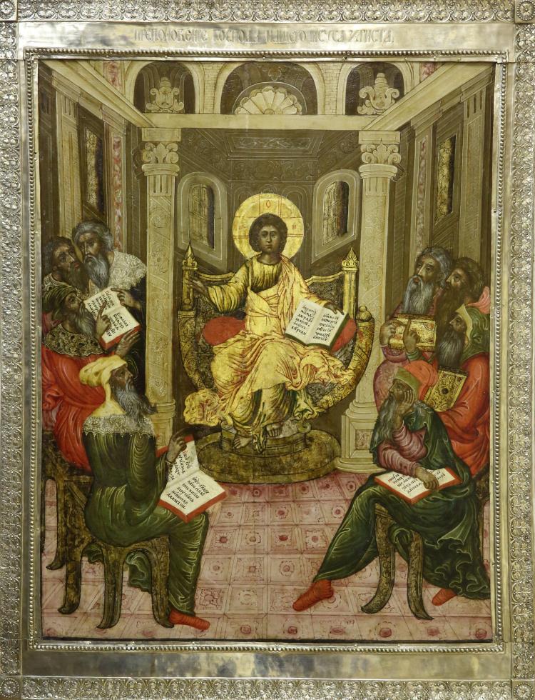 Икона Преполовение Иисуса Христа. XVII век
