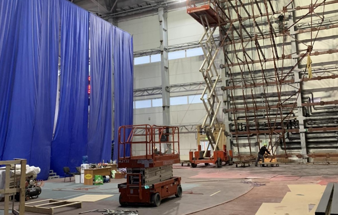 В СК. им. Сухарева открылся новый скалодром, соответствующий уровню проведения там чемпионата мира