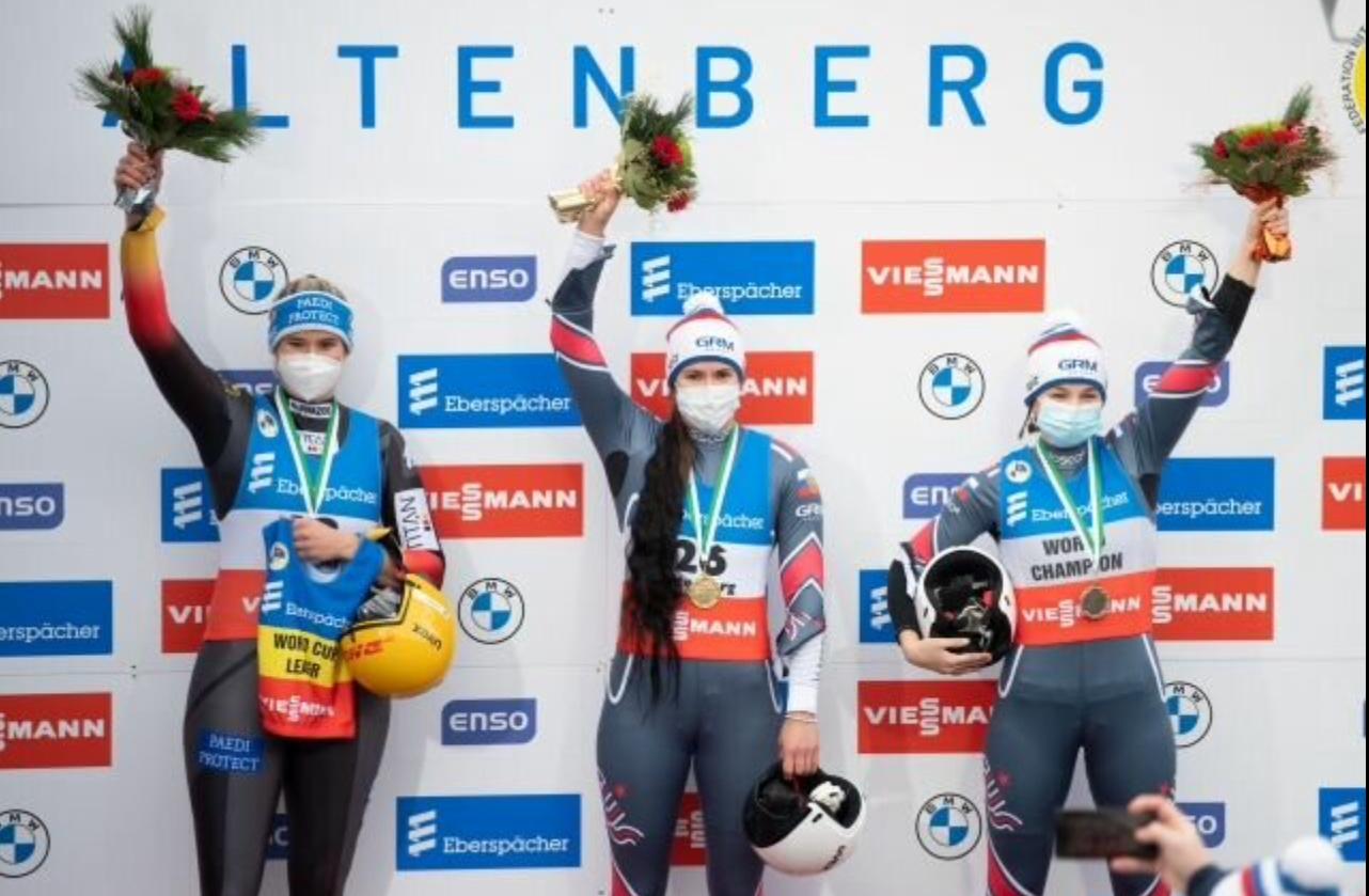 Татьяна Иванова выиграла этап Кубка мира по санному спорту