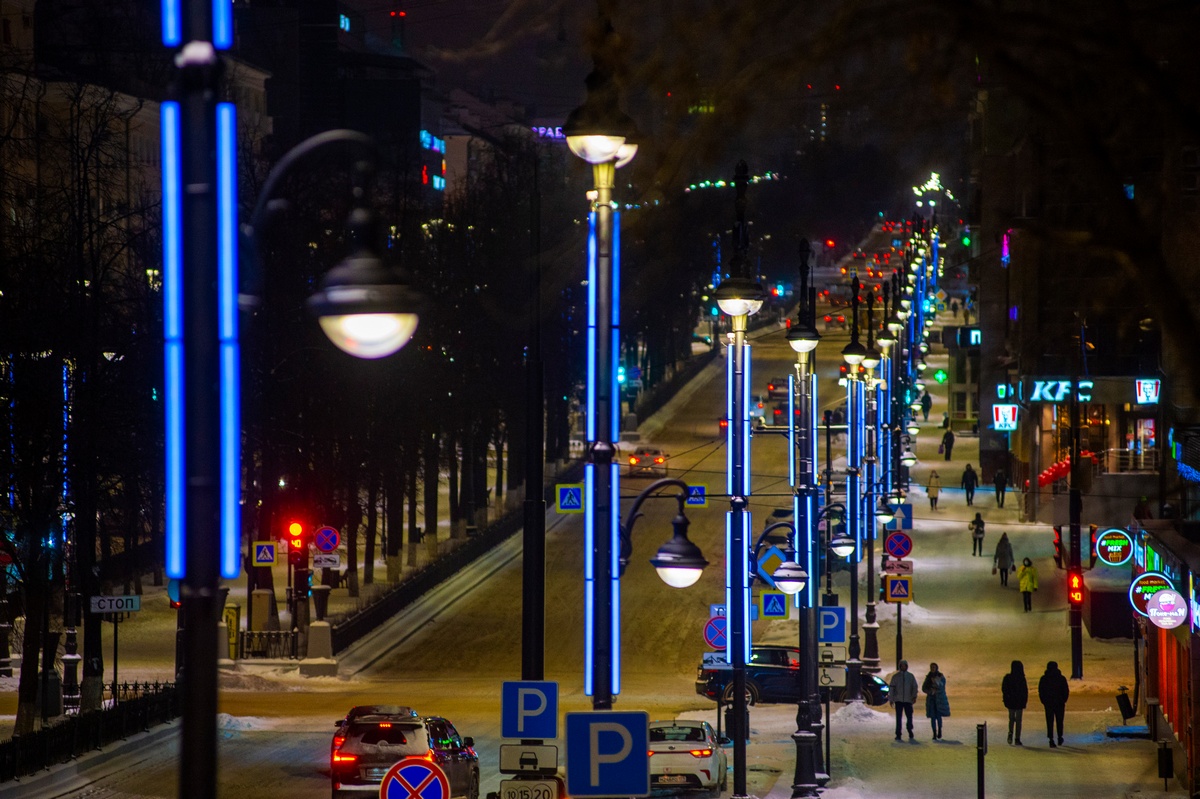 Победителем аукциона на монтаж подсветки на Комсомольском проспекте признана компания из Свердловской области