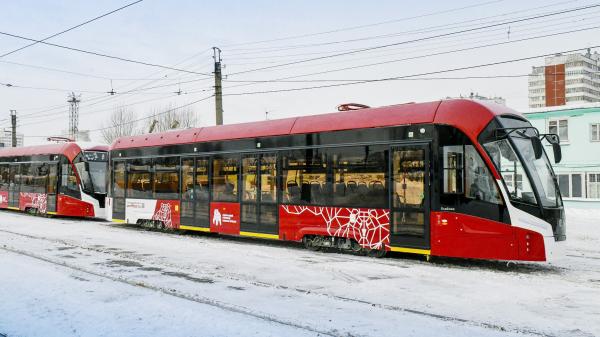 В Пермь поступили 30 новых трамваев