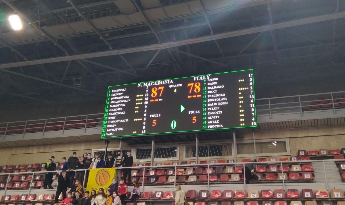 Северная Македония одержала победу над Италией