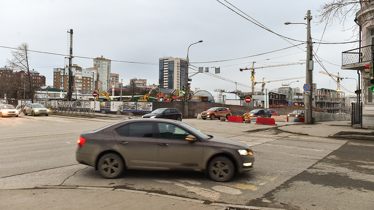 С 19 апреля изменится схема объезда ул. Попова в Перми 