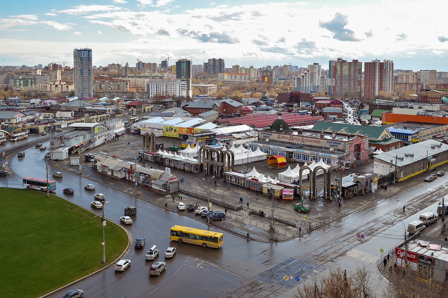 На участке под Центральным рынком Перми установили зону КРТ для возведения жилья