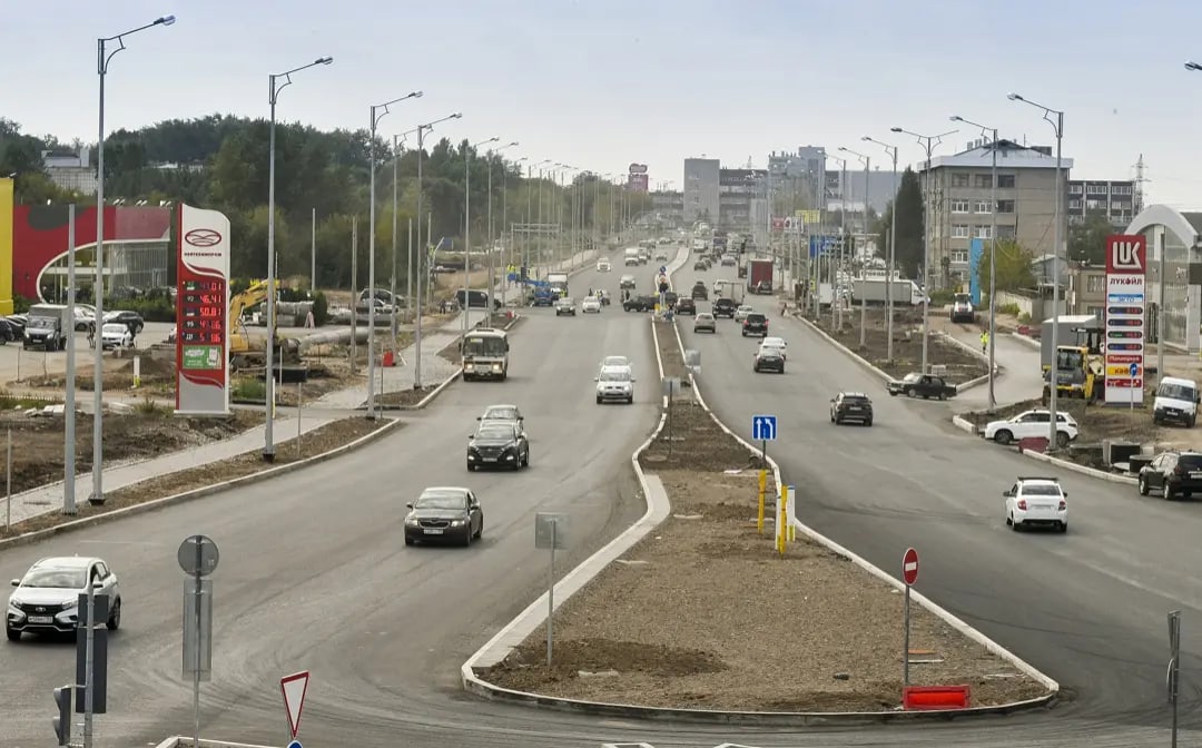 В Перми запустили полноценное шестиполосное движение по ул. Героев Хасана
