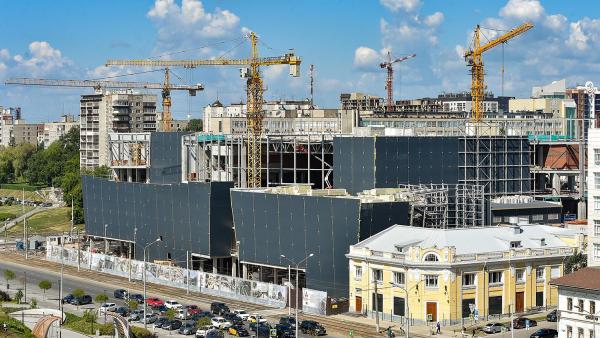 Первая очередь многофункционального центра у эспланады в Перми откроется к концу года