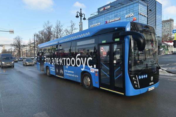 В Перми осенью запустят 16 электробусов на новом маршруте до микрорайона Ива