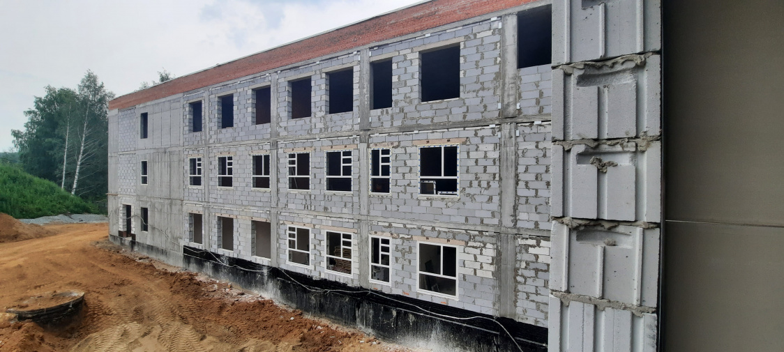 В Перми завершено возведение основного каркаса здания краевой психиатрической больницы