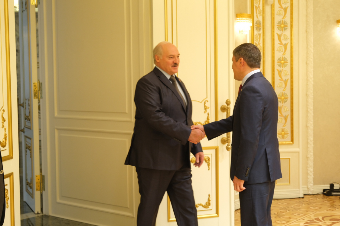 Встреча Дмитрия Махонина с Александром Лукашенко