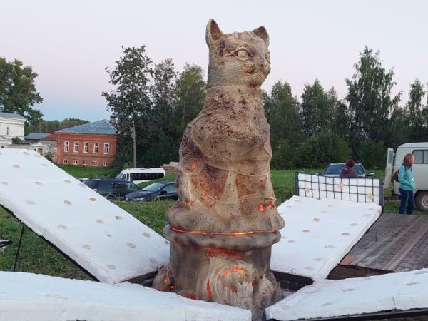 В Пермском крае открыли ещё один памятник коту