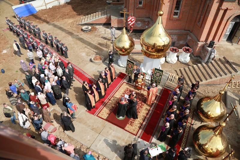 Храм в жилом комплексе «Авиатор» будет полностью построен осенью 