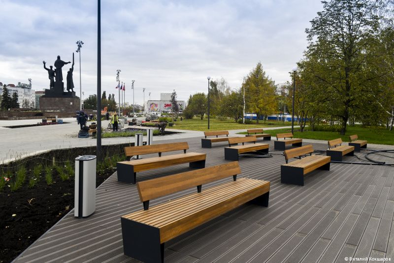 Ремонт 66 квартала пермской эспланады закончится в октябре  