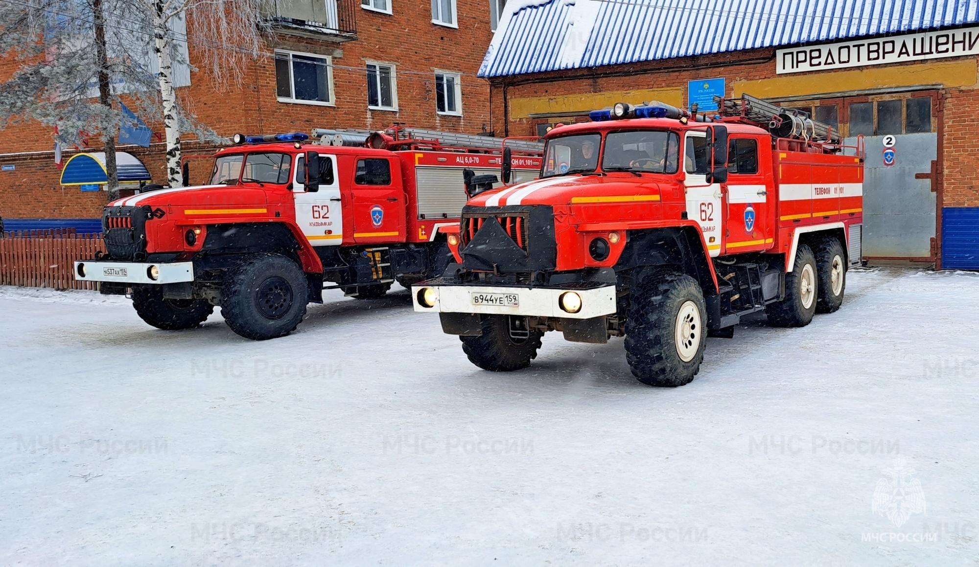 В Пермском крае на пожаре погиб местный житель 