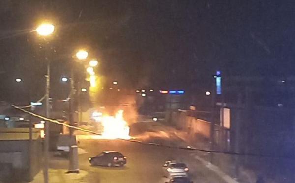 В Перми на дороге сгорел автомобиль «Газель»