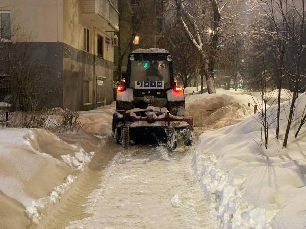 За прошлую ночь с улиц Перми вывезли 19,3 тысячи кубометров снега