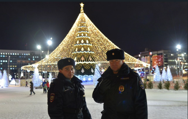 Полицейские Пермского края отчитались, что в новогоднюю ночь не было нарушений общественного порядка 