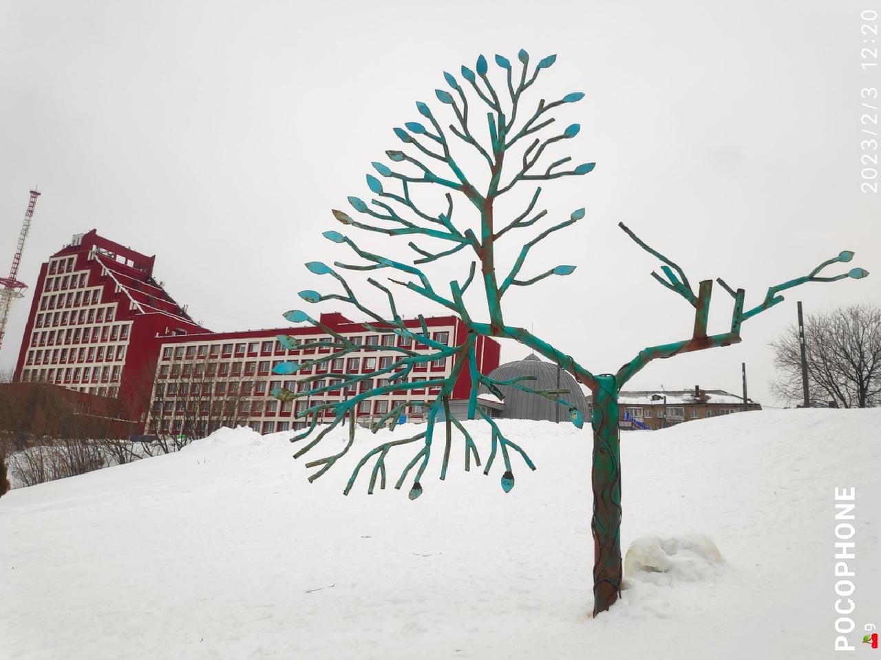 <p>Пермский арт-объект «Лёгкие города» восстановят только весной</p>