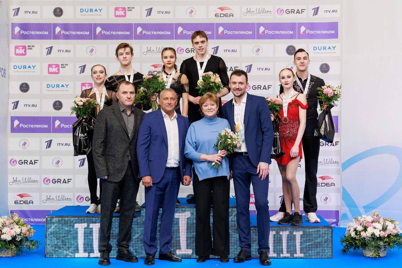 Спортивные пары Прикамья завоевали все награды на Первенстве России по фигурному катанию