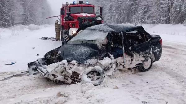В Пермском крае в ДТП погиб водитель Lada Granta
