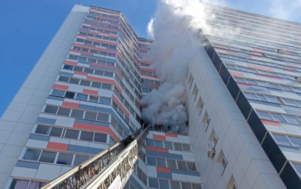 В Перми загорелась однокомнатная квартира пенсионерки