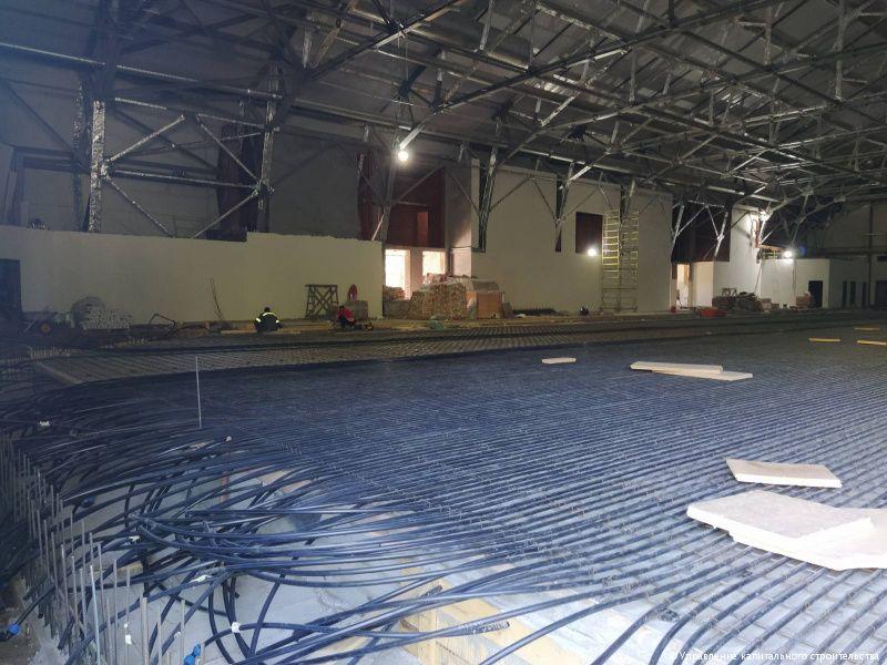 Подрядчик приступил к внутренней отделке ледовой арены спорткомплекса «Прикамье»