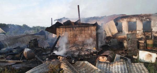 В Пермском крае в селе Таборы сгорел жилой дом