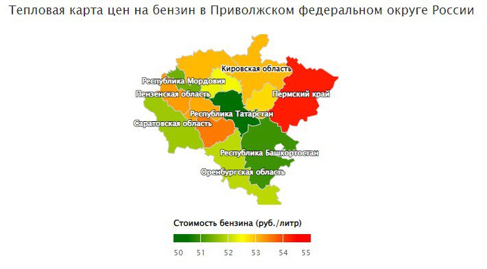 В Прикамье цены на бензин растут 18 недель подряд