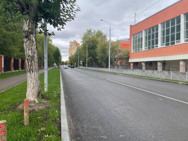 В Мотовилихе отремонтировали улицу Лебедева