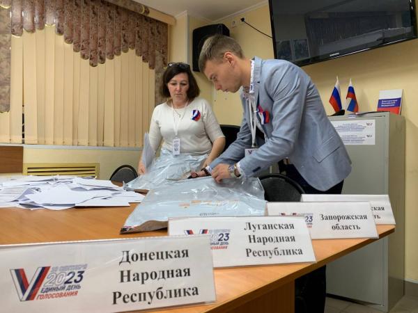 В Прикамье избирком подсчитал голоса избирателей из ЛНР, ДНР, Запорожской и Херсонской областей