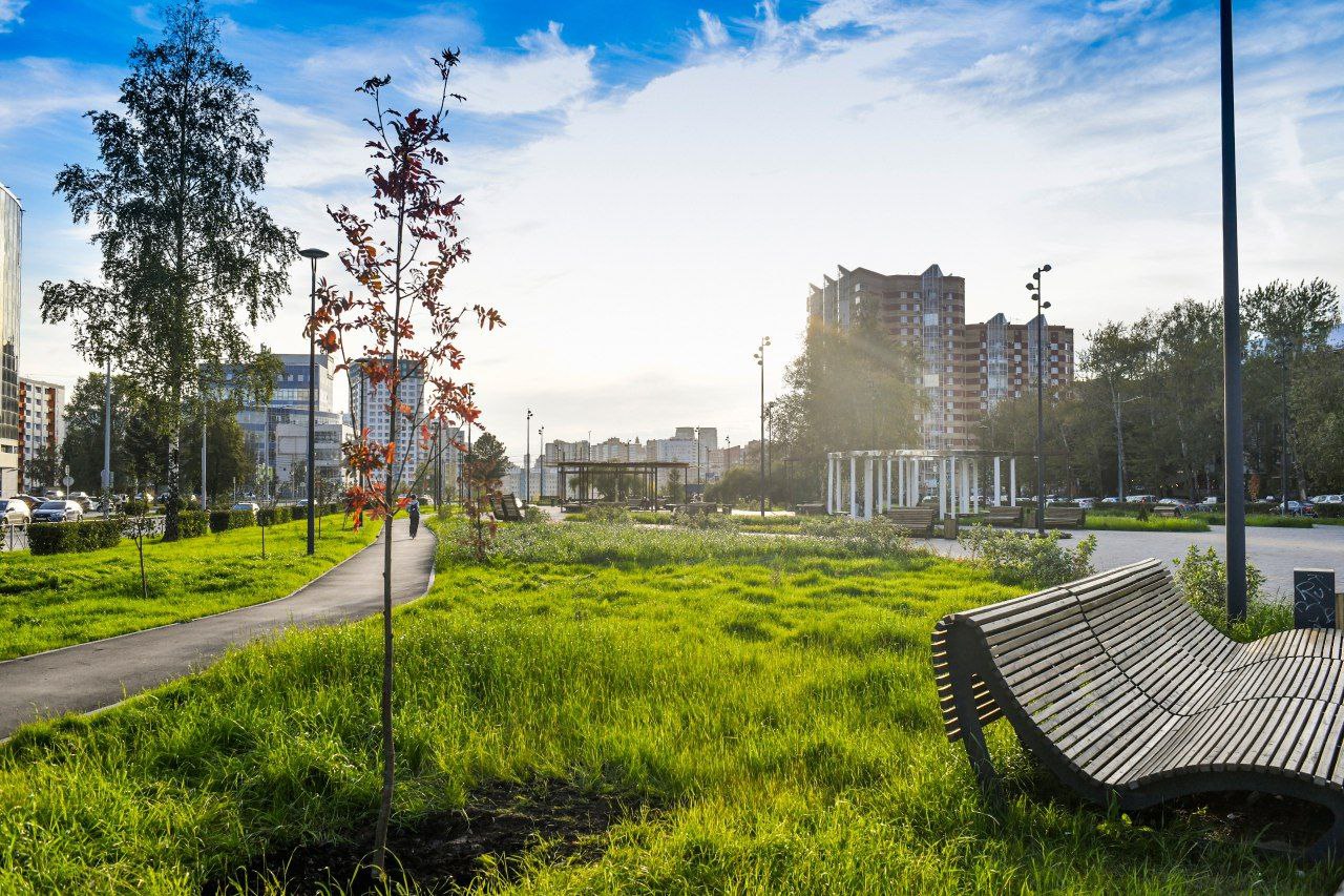 В Перми завершается строительство сквера на улице Макаренко