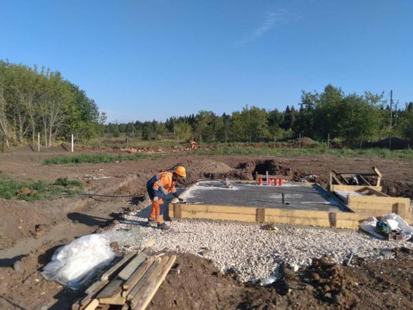В посёлке Щучье Озеро Пермского края завершён монтаж двух резервуаров для воды