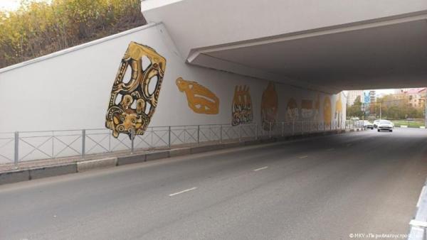 Стены тоннеля на Локомотивной украсят изображениями фигур Пермского звериного стиля