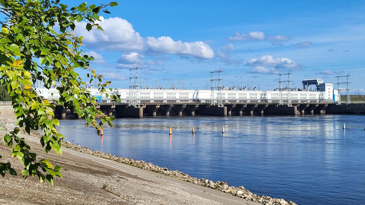 Камская ГЭС октябрь 2023