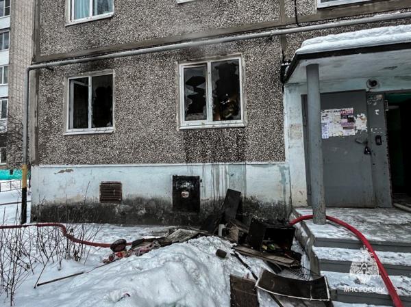 В Краснокамске из горящей квартиры спасли двухлетнего ребёнка