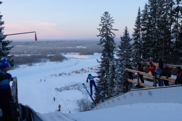 В Перми состоялись состязания по прыжкам на лыжах с трамплина