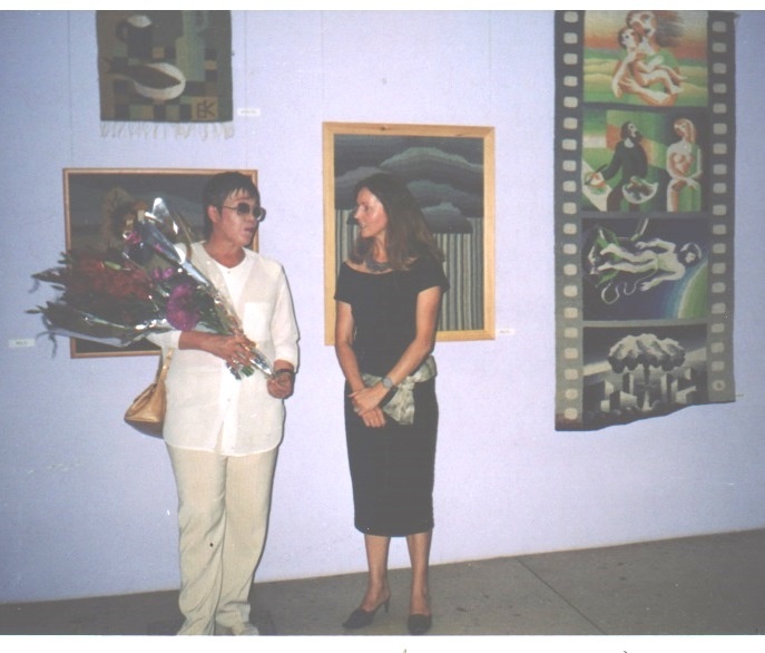 Юбилейная выставка Кудрявцевой в 2003 году