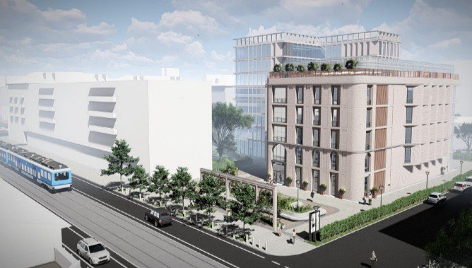 Застройщик представил проект нового ТЦ на месте ресторана «Живаго» в Перми