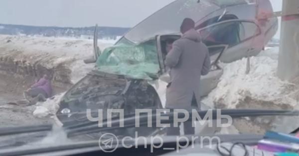 В Перми в ДТП на Гайве пострадали пять человек