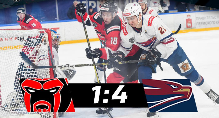 «Молот» в первом матче плей-офф проиграл красноярскому «Соколу»