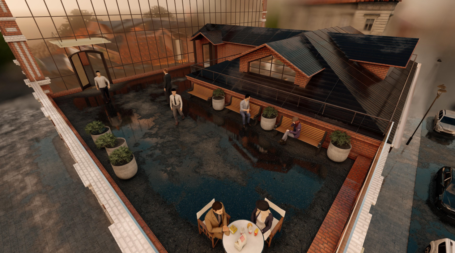 В Перми одобрили реконструкцию исторического здания с созданием зоны отдыха на крыше