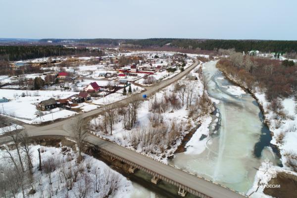 Во время половодья в Пермском крае может затопить 15 населённых пунктов