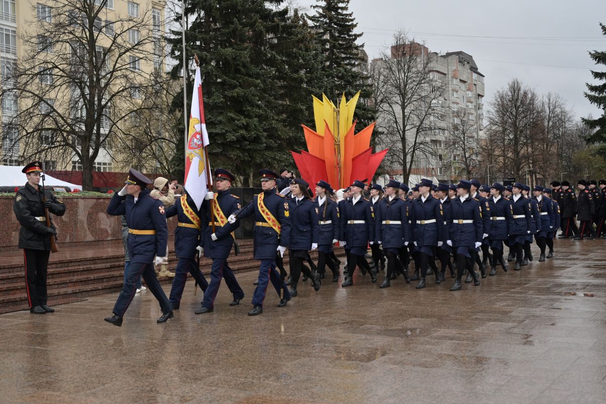 В юбилейном региональном конкурсе «Смотр строя – Парад Памяти» приняли участие более 600 человек