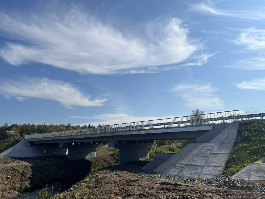 В Прикамье по нацпроекту выполнен ремонт двух мостов через реки Бикбардинку и Солдово