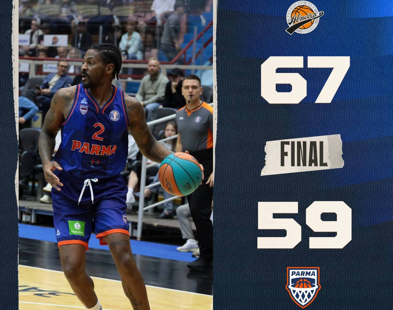 «Парма» уступила в первом матче нового сезона Единой лиги ВТБ