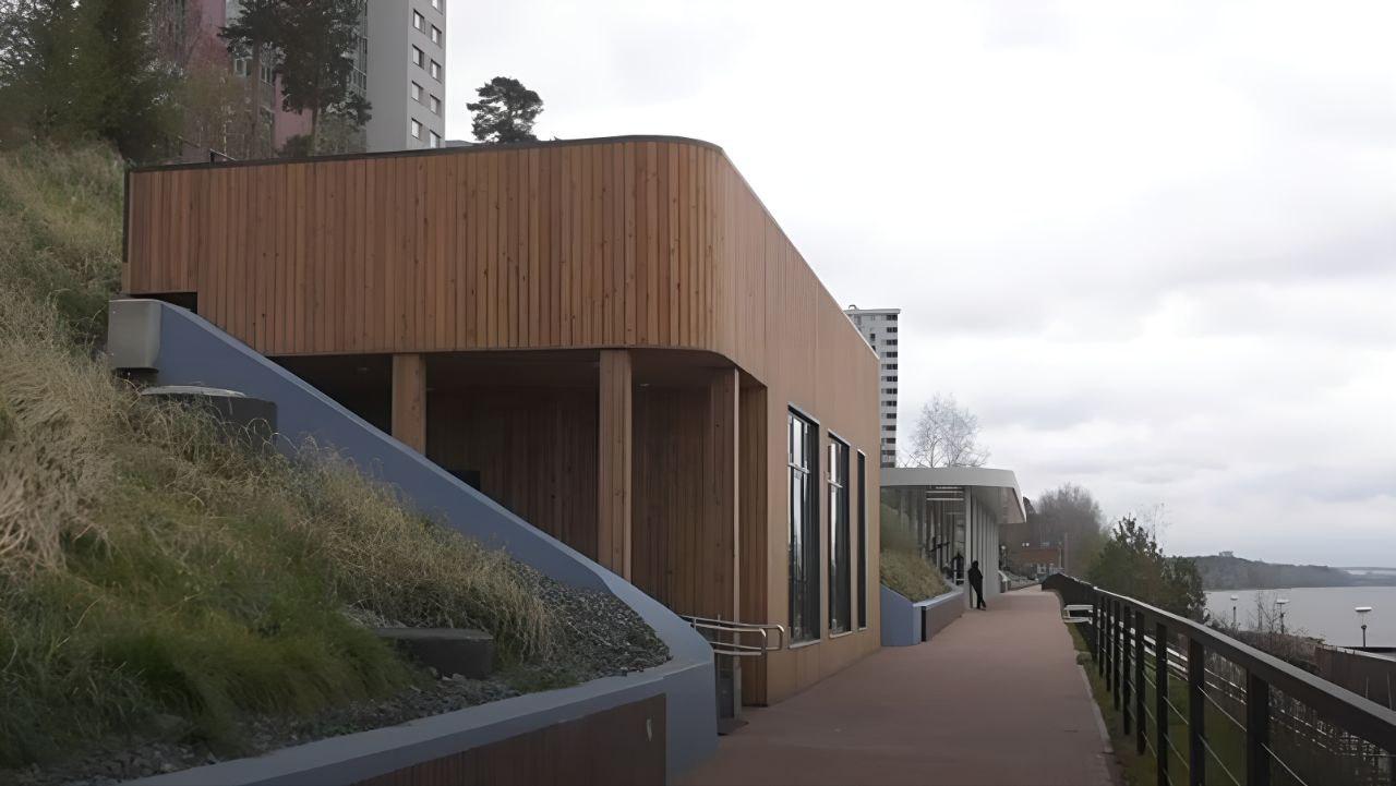 На набережной Перми в Закамске открылся павильон для занятий ГТО и клуба моржей